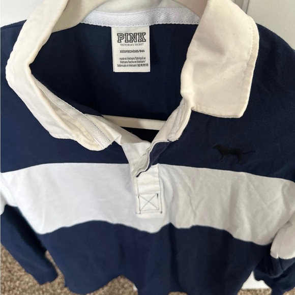 Victoria’s Secret PINK 90s Rugby Shirt, size xs. - Picture 4 of 4